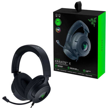 خرید هدست گیمینگ سیم دار ریزر مدل RAZER KRAKEN V4 X مشکی