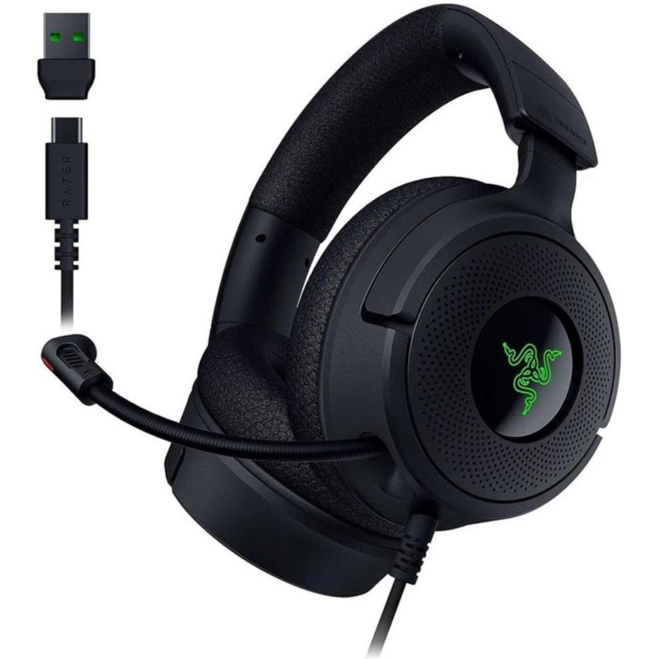 قیمت هدست گیمینگ سیم دار ریزر مدل RAZER KRAKEN V4 X مشکی