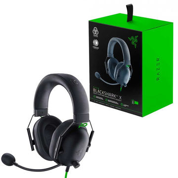 خرید هدست گیمینگ سیم دار ریزر مدل RAZER BlackShark V2 X مشکی