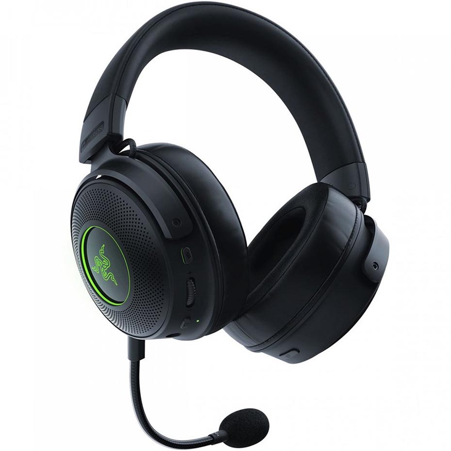 ابعاد هدست سیم دار گیمینگ ریزر مدل RAZER KRAKEN V3 X مشکی