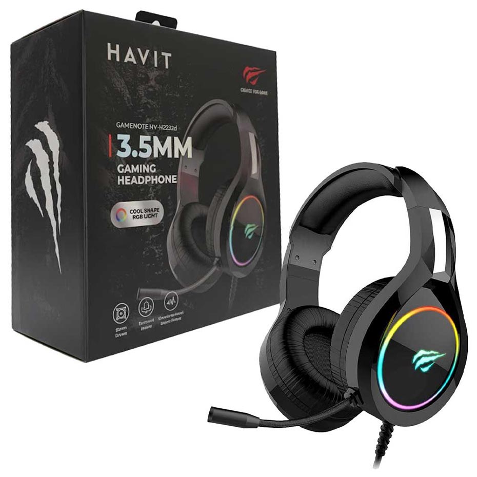 خرید هدست سیم دار گیمینگ هویت مدل HAVIT HV-H2232d