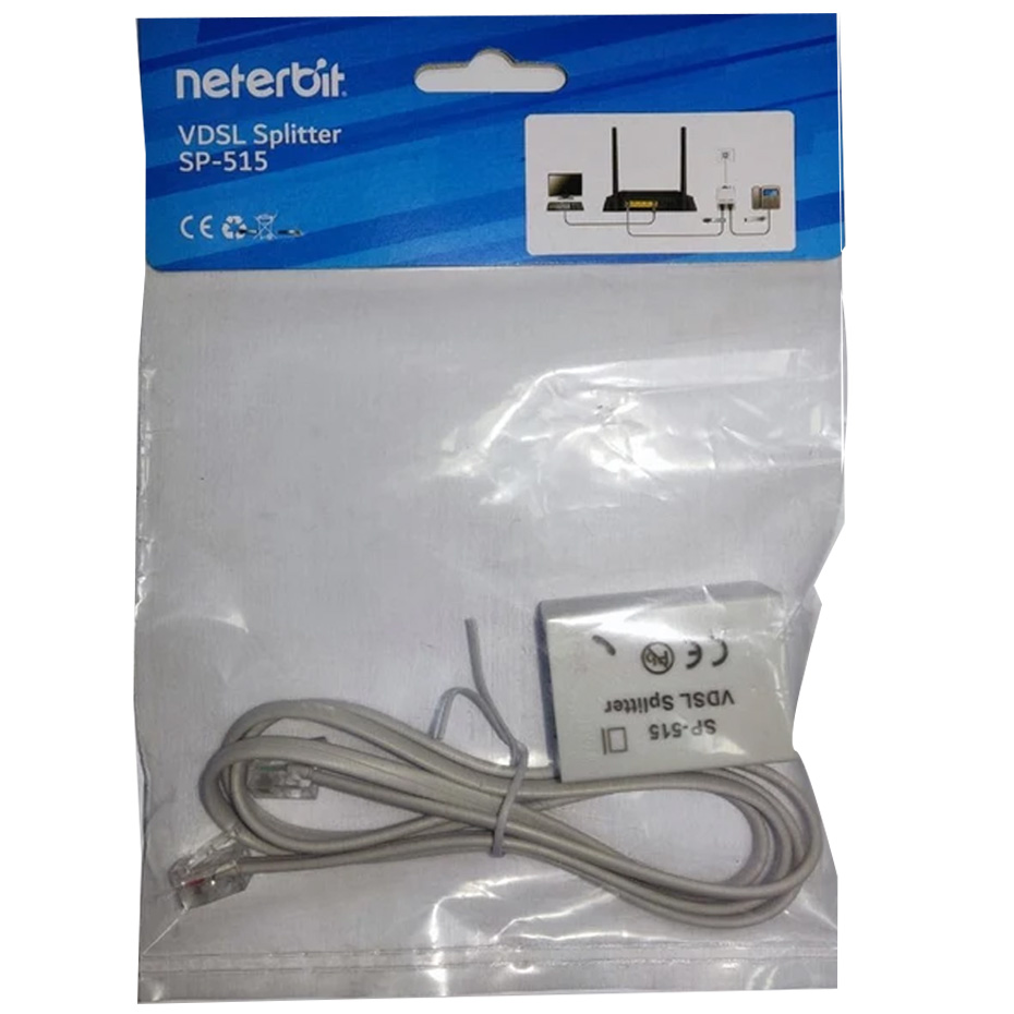 اسپلیتر نویزگیر مودم نتربیت مدل neterbit VDSL Splitter SP-515