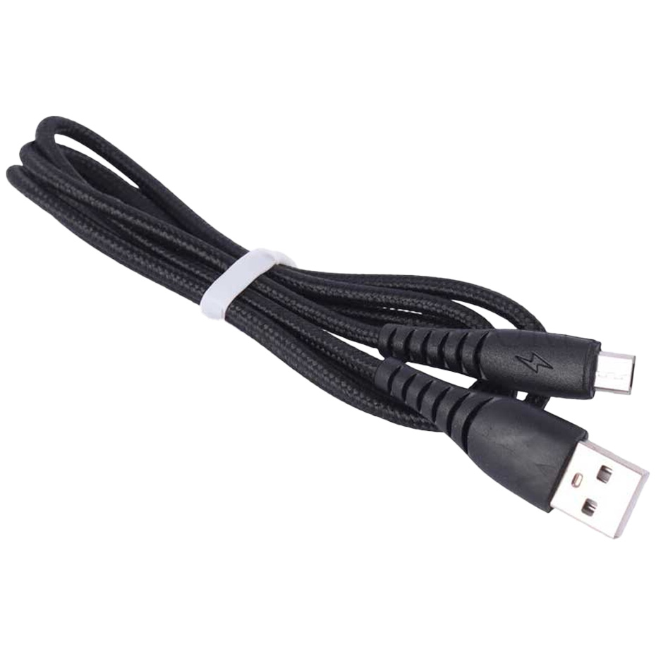 کابل شارژ میکرو طرح سامسونگ مدل SAMSUNG Micro USB V8 مشکی طول 1 متر