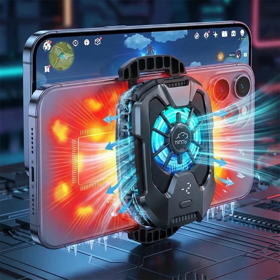فن خنک کننده موبایل تسکو مدل TSCO GMF 17 مشکی