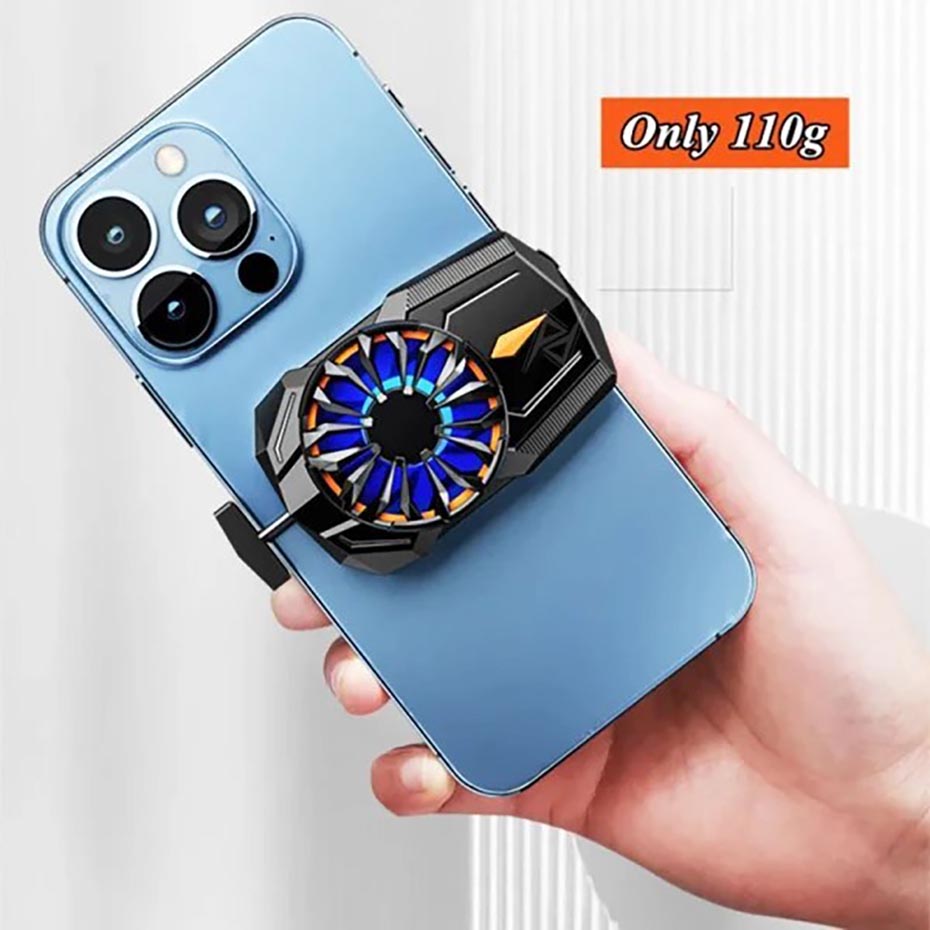 ابعاد فن خنک کننده موبایل مدل S-08 مشکی
