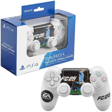 خرید دسته بازی سونی مدل SONY DUALSHOCK PS4 طرح HALLAND FC25 سفید