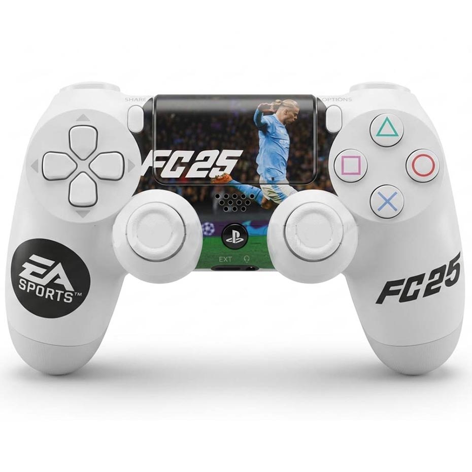 قیمت دسته بازی سونی مدل SONY DUALSHOCK PS4 طرح HALLAND FC25 سفید