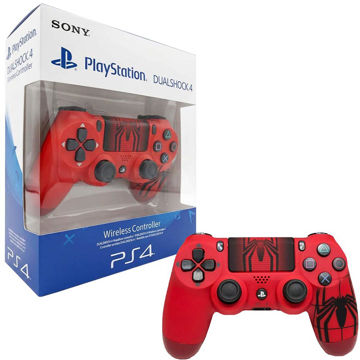 خرید دسته بازی سونی مدل SONY PS4 Dualshock 4 HIGH COPY SpiderMan قرمز مشکی