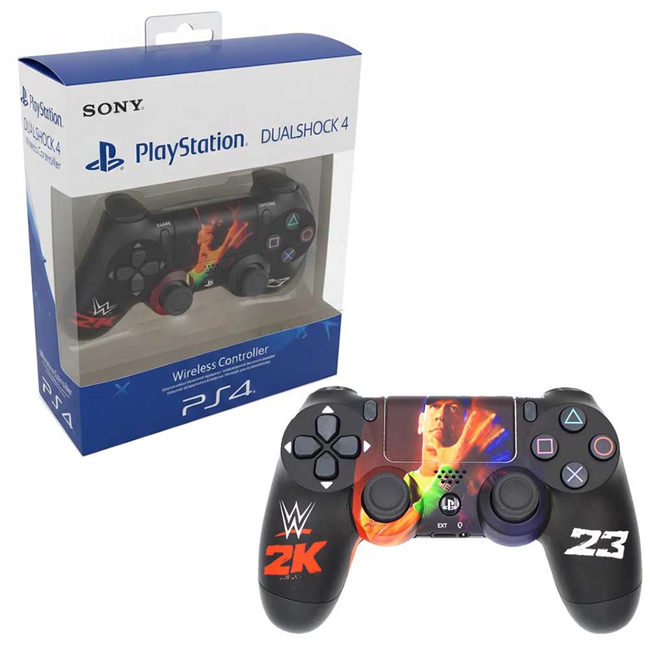 خرید دسته بازی سونی مدل SONY PS4 DualShock4 High COPY John Cena مشکی