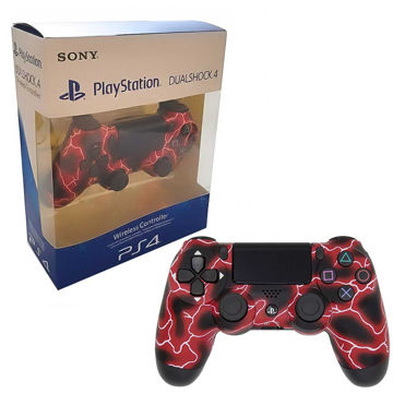 خرید دسته بازی سونی مدل SONY PS4 DualShock4 High COPY Fantasy مشکی قرمز