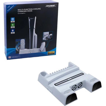 خرید استند و شارژر دسته بازی دابی مدل DOBE TP5-3532D PS5 سفید