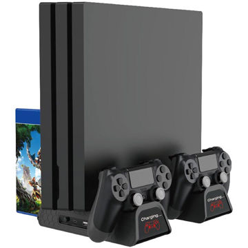 خرید استند و شارژر دسته بازی پلی استیشن دابی مدل DOBE PS4 Slim / Pro TP4-882C