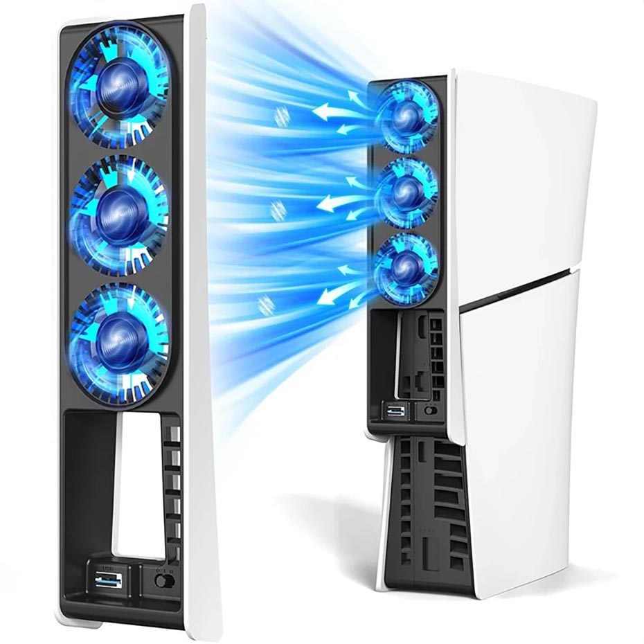 فن خنک کننده پلی استیشن مدل IINE PS5 SLIM L960