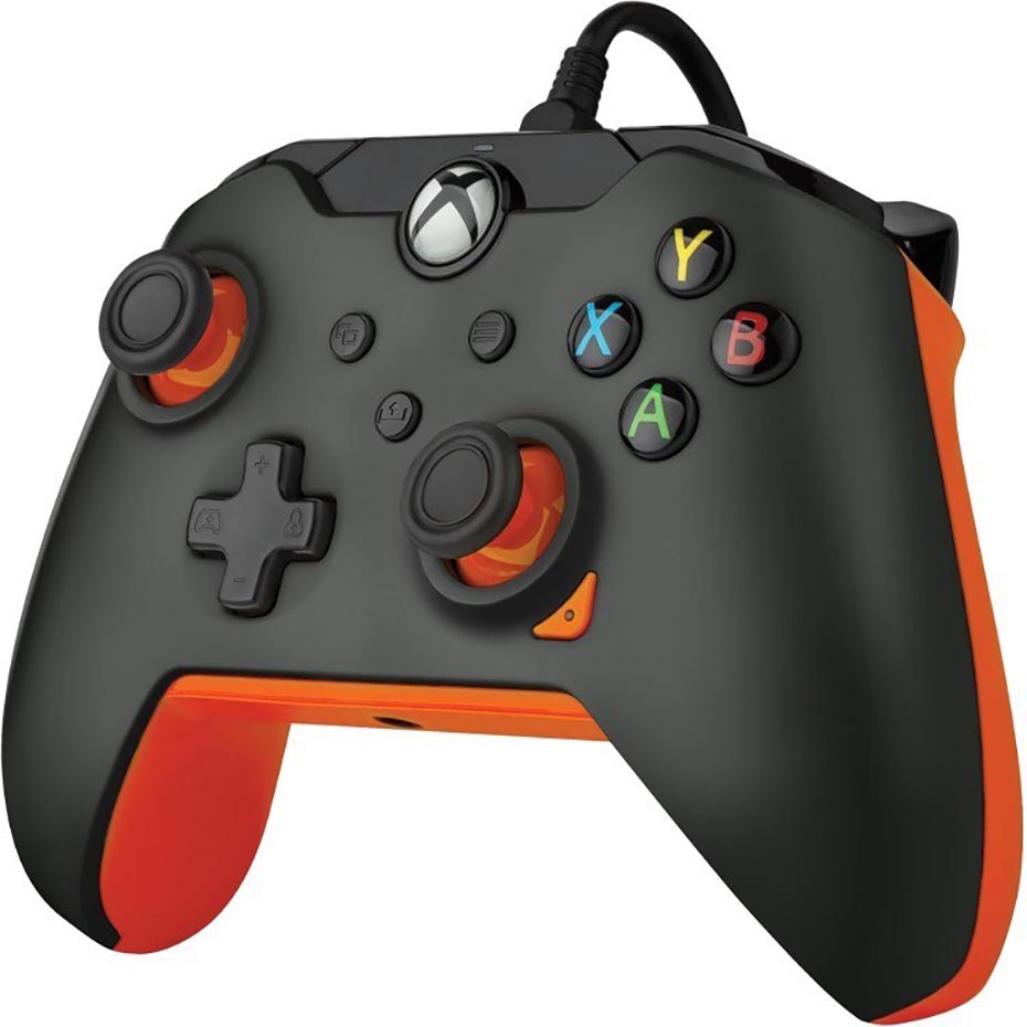 مشخصات دسته بازی PDP XBOX X/S مشکی نارنجی