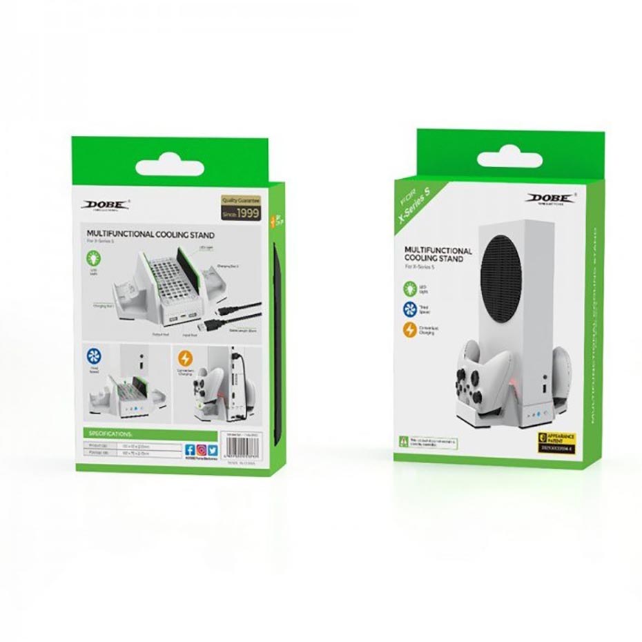 جعبه استند نگهدارنده چند کاره کنسول بازی دابی مدل DOBE Xbox Series S TYX_0663 سفید