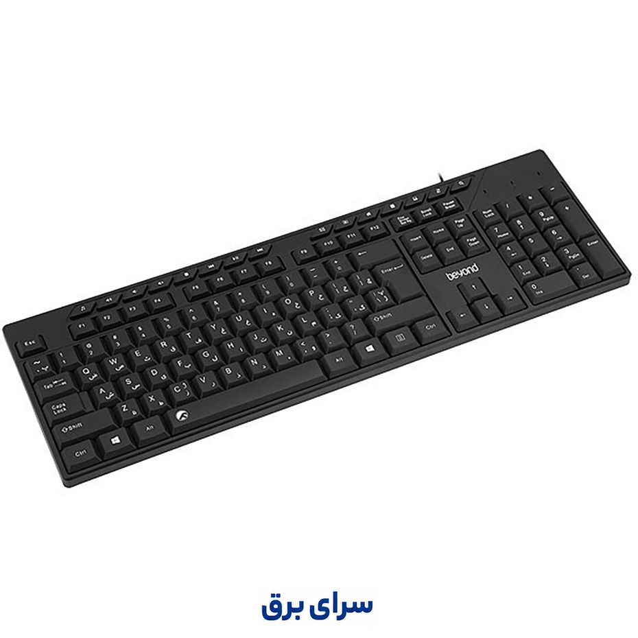 مشخصات کیبورد سیم دار بیاند مدل BEYOND BK-3636