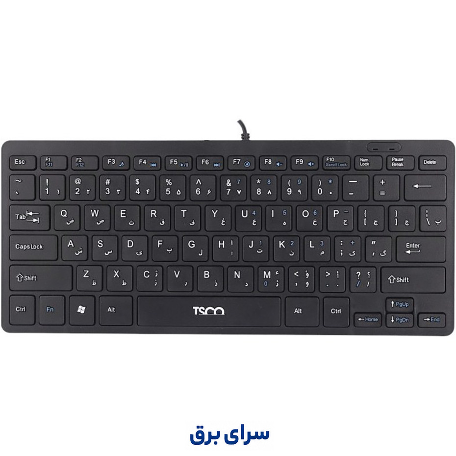 قیمت کیبورد سیم دار تسکو مدل TSCO TK 8044