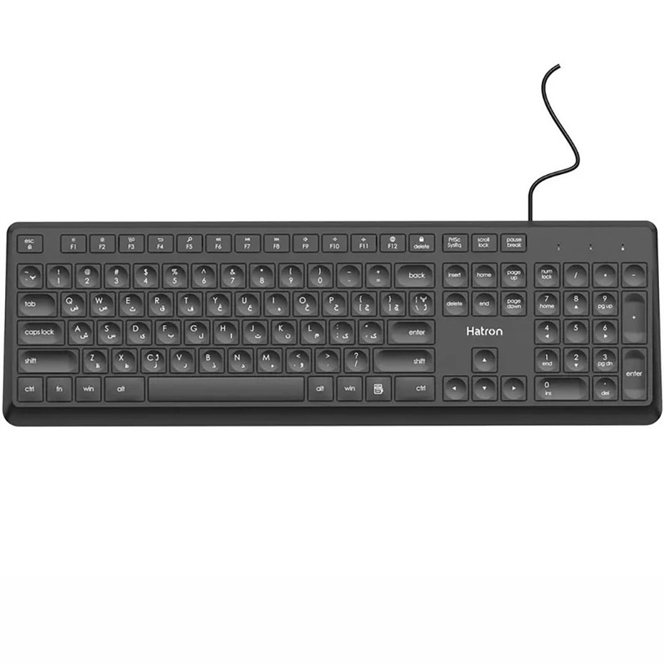 قیمت کیبورد سیم دار هترون مدل Hatron HK190