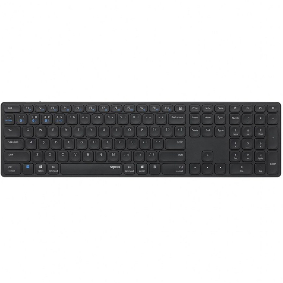 قیمت کیبورد بی سیم رپو مدل RAPOO E 9550 L خاکستری