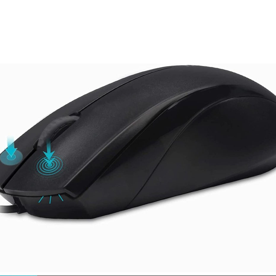 مشخصات ماوس سیم دار رپو مدل RAPOO N 1600 سایلنت