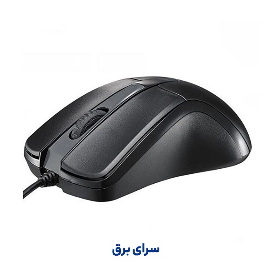 خرید ماوس سیم دار رپو مدل RAPOO N1162 مشکی