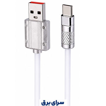 خرید کابل شارژ تایپ سی طرح سامسونگ مدل SAMSUNG TYPE-C to USB CABLE 30W سر فلزی