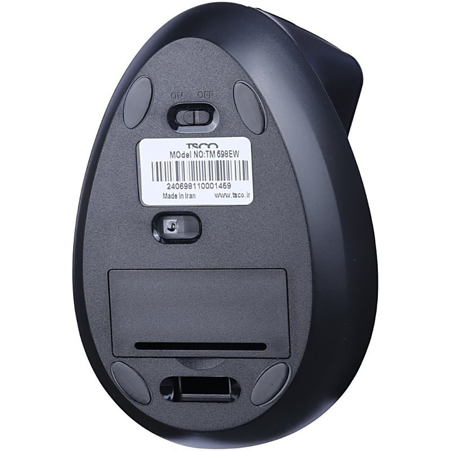 پشت بی سیم ارگونومیک تسکو مدل TSCO TM 698EW مشکی