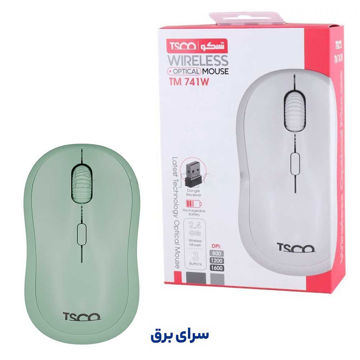خرید ماوس بی سیم تسکو مدل TSCO TM 741 W سبز