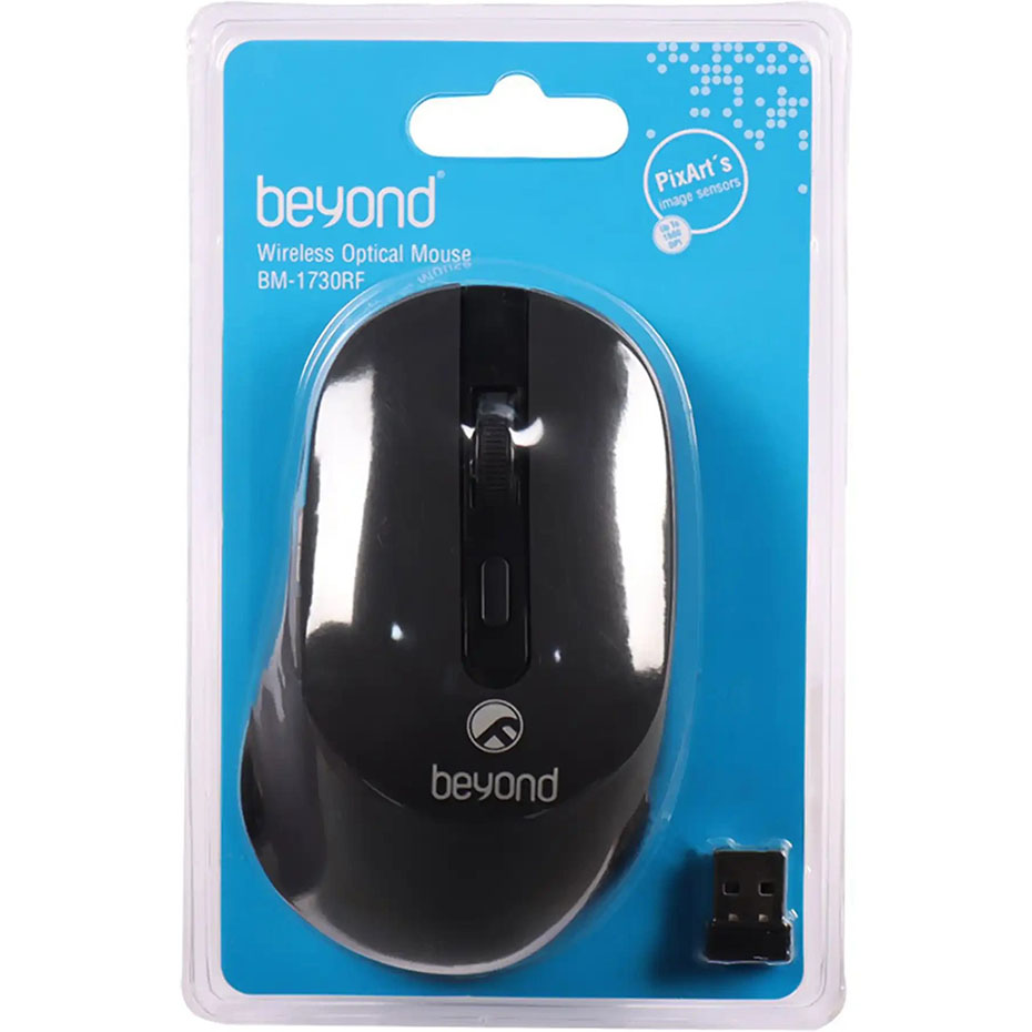 جعبه ماوس بی سیم بیاند مدل BEYOND BM-1730RF مشکی