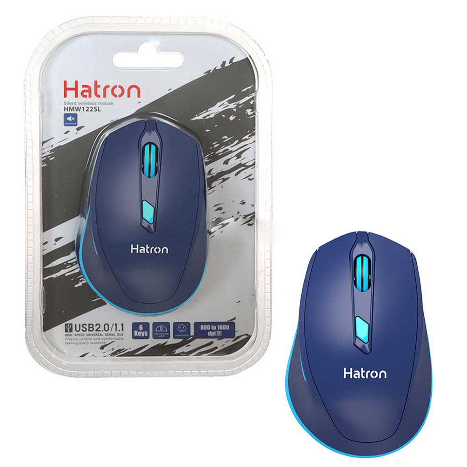 ابعاد ماوس بی سیم هترون مدل Hatron HMW 122 SL