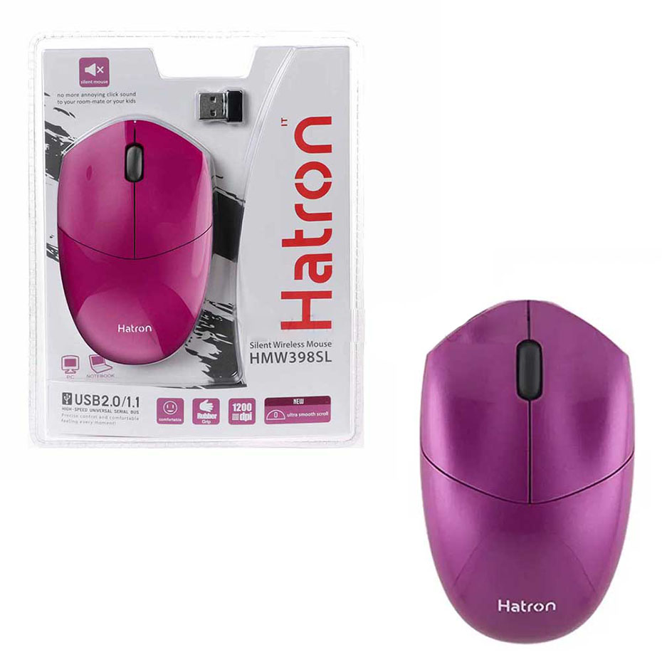 قیمت ماوس بی سیم هترون مدل Hatron HMW 398 SL