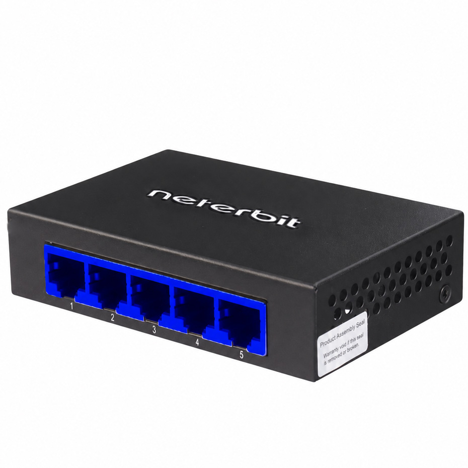 مشخصات هاب سوئیچ 5 پورت نتربیت مدل NETERBIT NGS-1005E-C