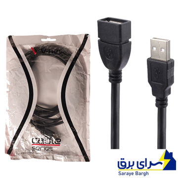 کابل افزایش USB 2.0 وی نت مدل V-NET V-CUE20050 طول 5 متر