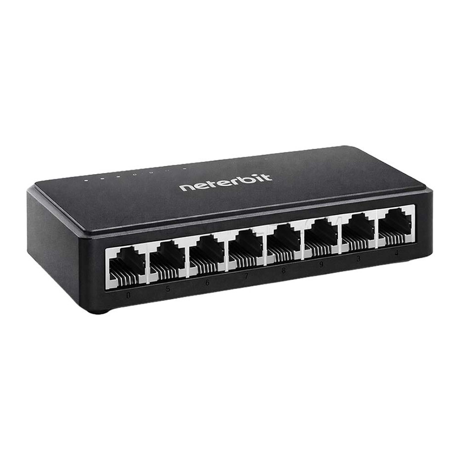 قیمت هاب سوئیچ 8 پورت نتربیت مدل NETERBIT NES-1008E-C