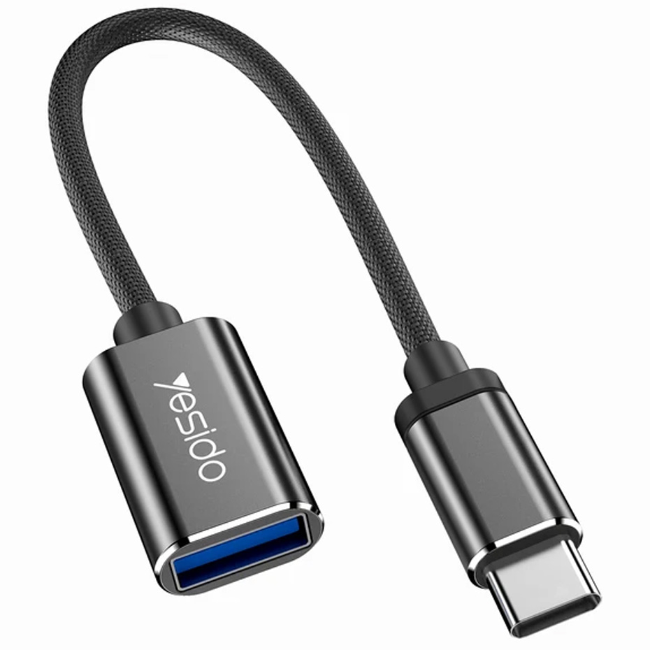 ابعاد مبدل تایپ سی یسیدو مدل Yesido GS01 OTG USB 3.0