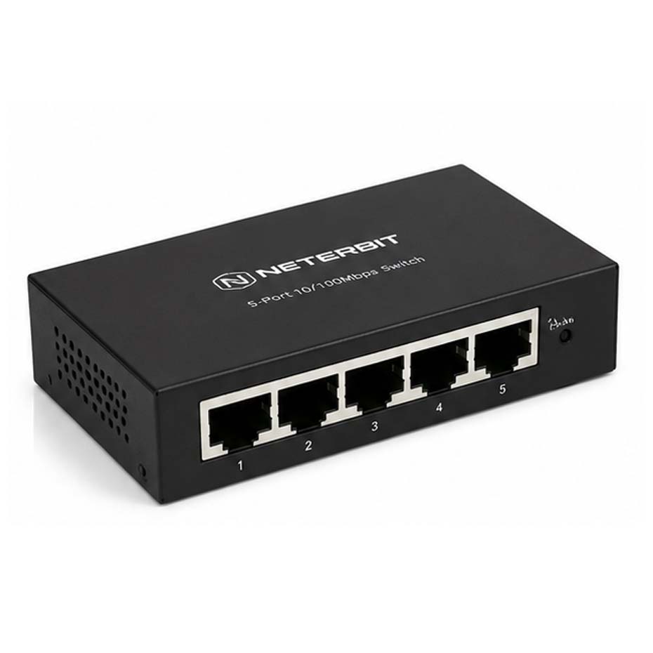 قیمت هاب سوئیچ 5 پورت نتربیت مدل NETERBIT NES-1005C