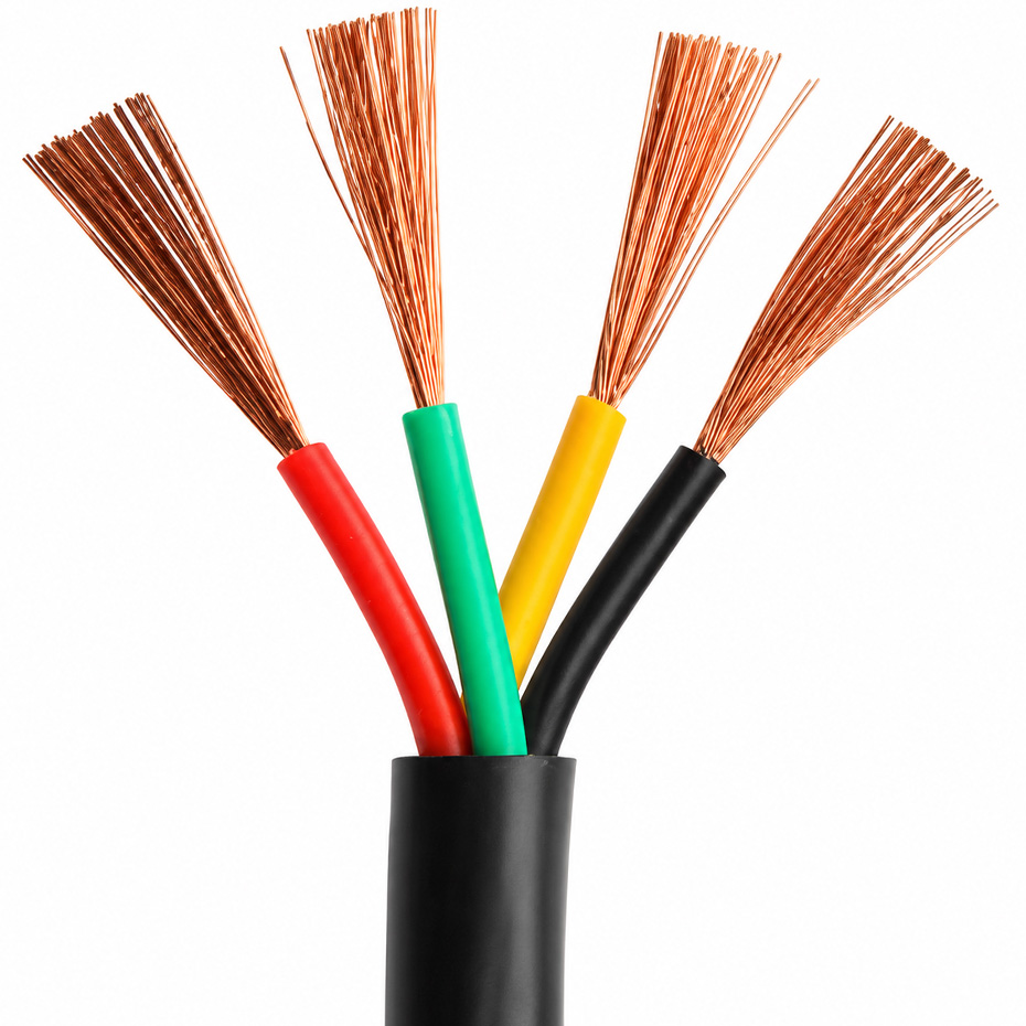 کابل افشان سحر سایز 4 در 6 برند راد افشان سحر با روکش PVC تمام مس