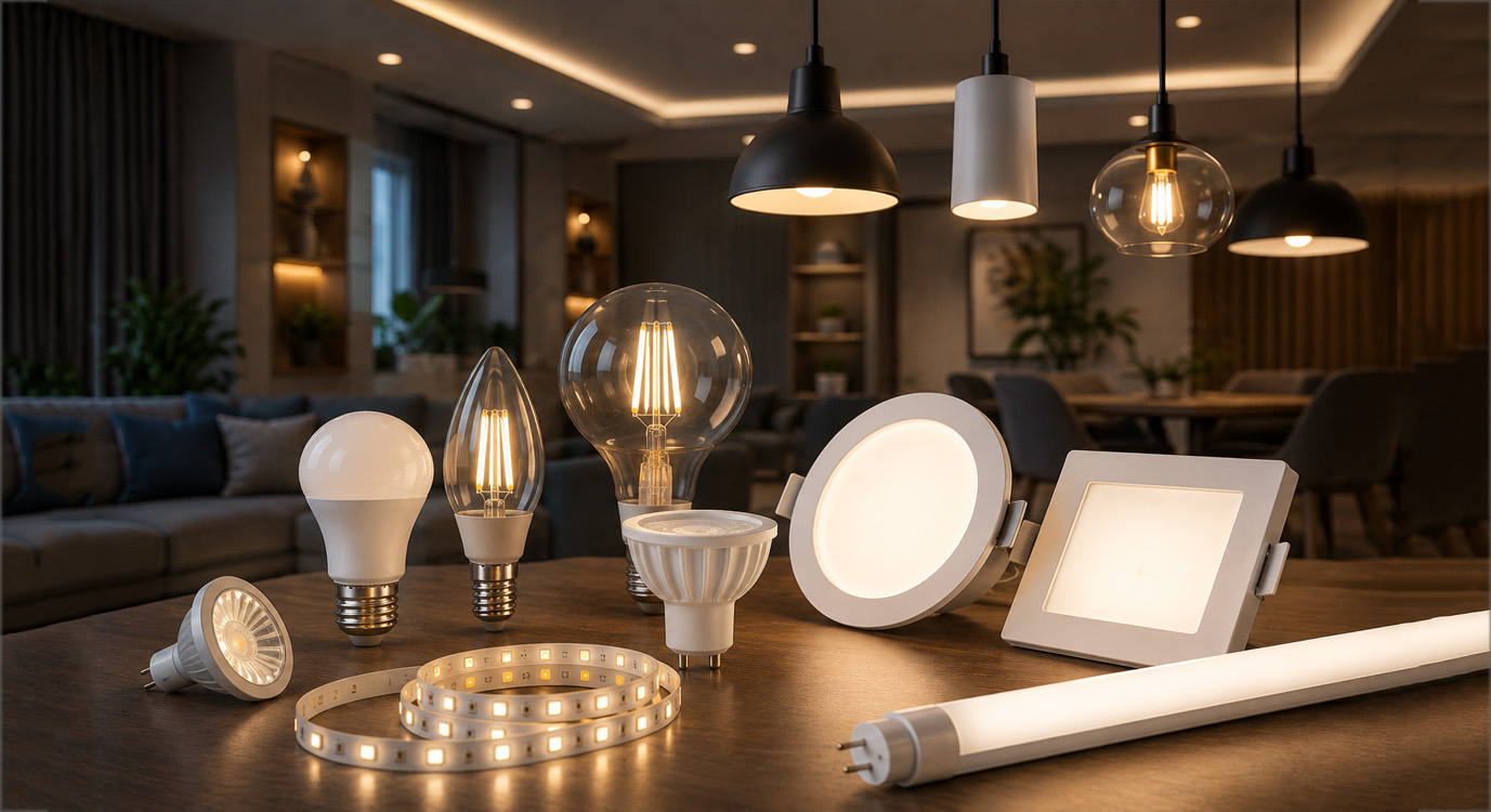 راهنمای جامع و تخصصی انتخاب و خرید انواع لامپ LED و روشنایی مدرن