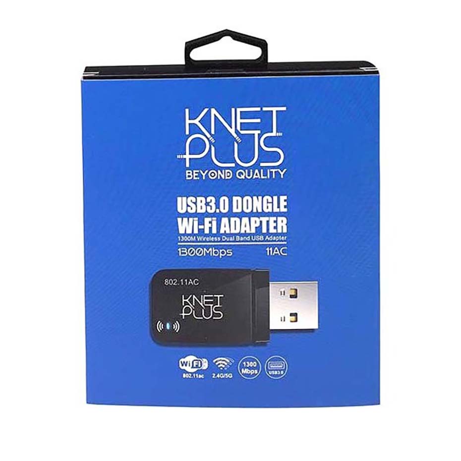 جعبه کارت شبکه کی نت پلاس مدل KNET PLUS W1300 KP-DUW1300