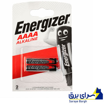 باتری AAAA انرجایزر مدل آلکالاین ALKALINE بسته دو عددی