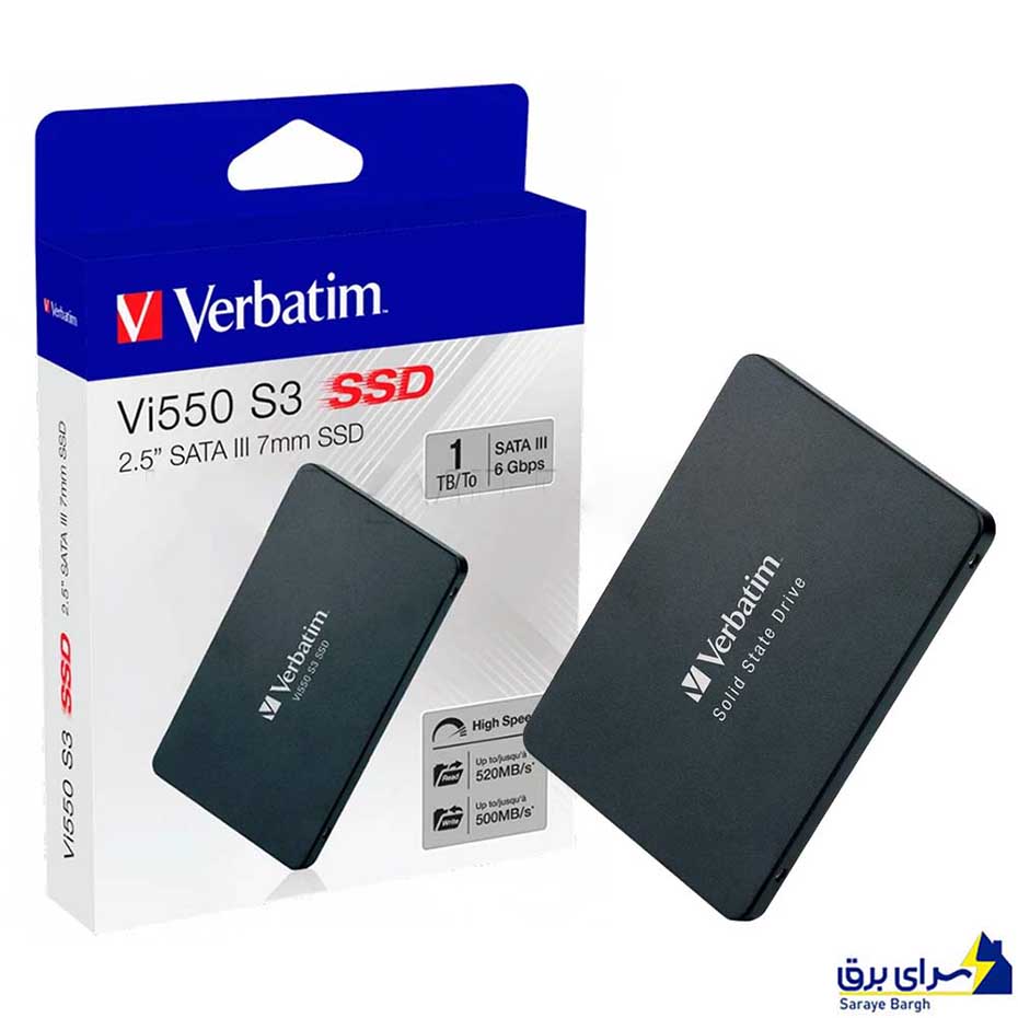 خرید هارد SSD اینترنال ورباتیم مدل VERBATIM VI550 S3 1TB
