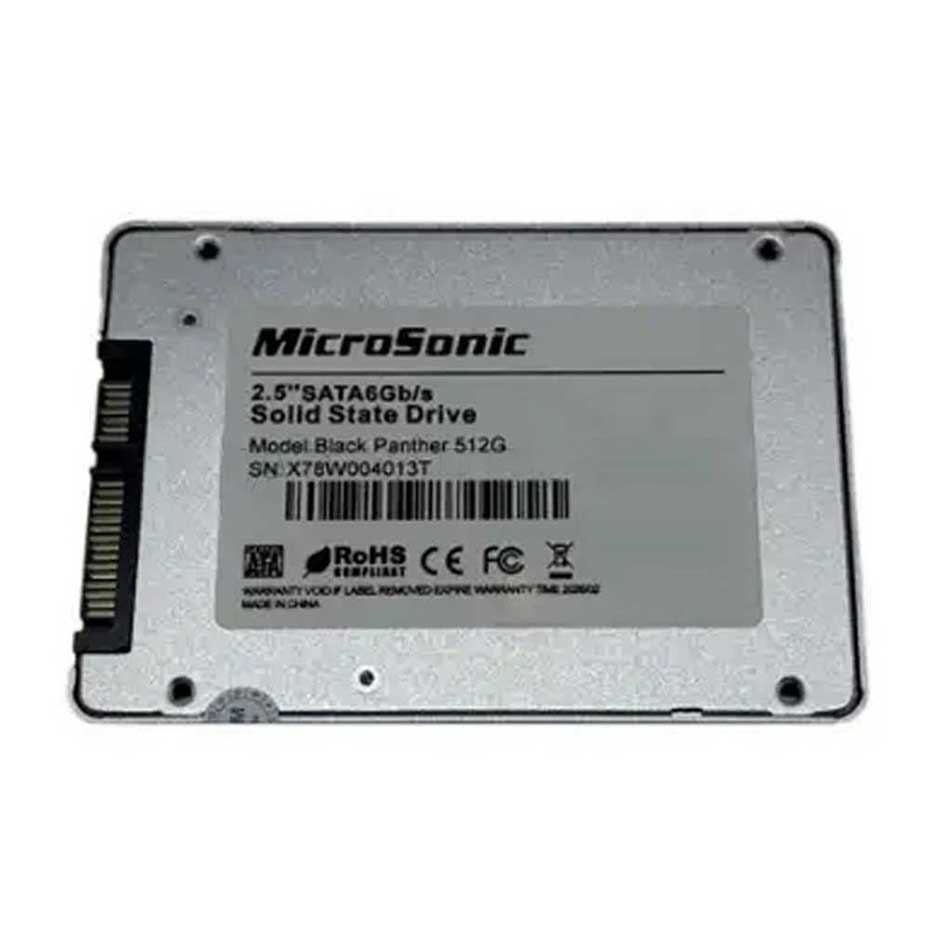 مشخصات هارد SSD اینترنال میکروسونیک مدل MicroSonic 512GB