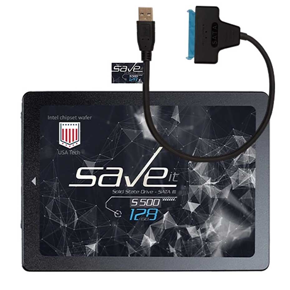 ابعاد هارد SSD اینترنال سیویت مدل SAVEIT INTELL 128GB