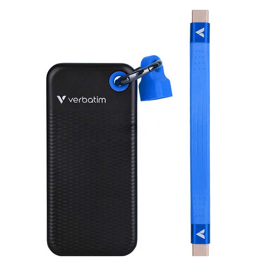 ابعاد هارد SSD اکسترنال ورباتیم مدل VERBATIM Pocket 1TB