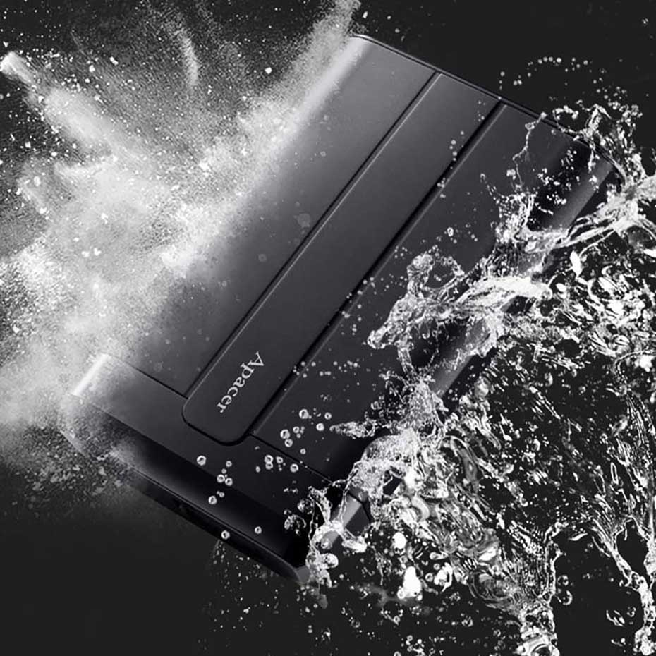 مقاومت هارد اکسترنال اپیسر مدل Apacer AC732 2TB مشکی+ هدیه فلش اپیسر مدل Apacer 32GB