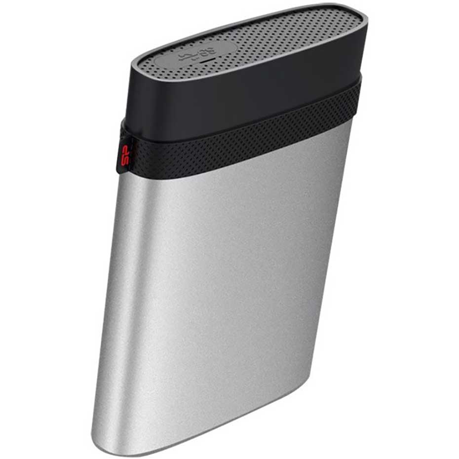 قیمت هارد اکسترنال سیلیکون پاور مدل SILICON POWER Armor A85 4TB مشکی نقره ای