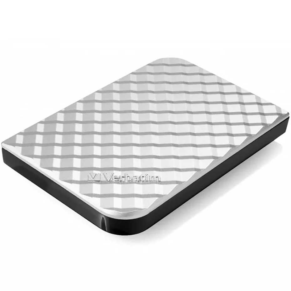 قیمت هارد اکسترنال ورباتیم مدل VERBATIM EXT GO 1TB نقره ای