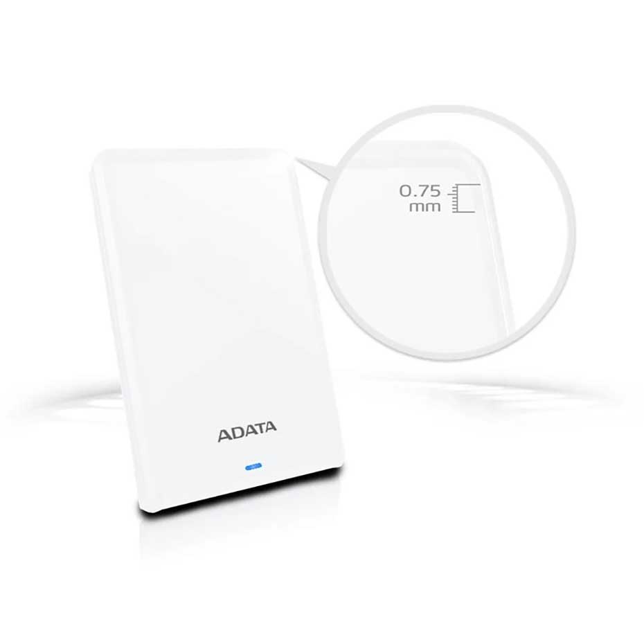 مشخصات هارد اکسترنال ای دیتا مدل ADATA HV620s 2TB سفید