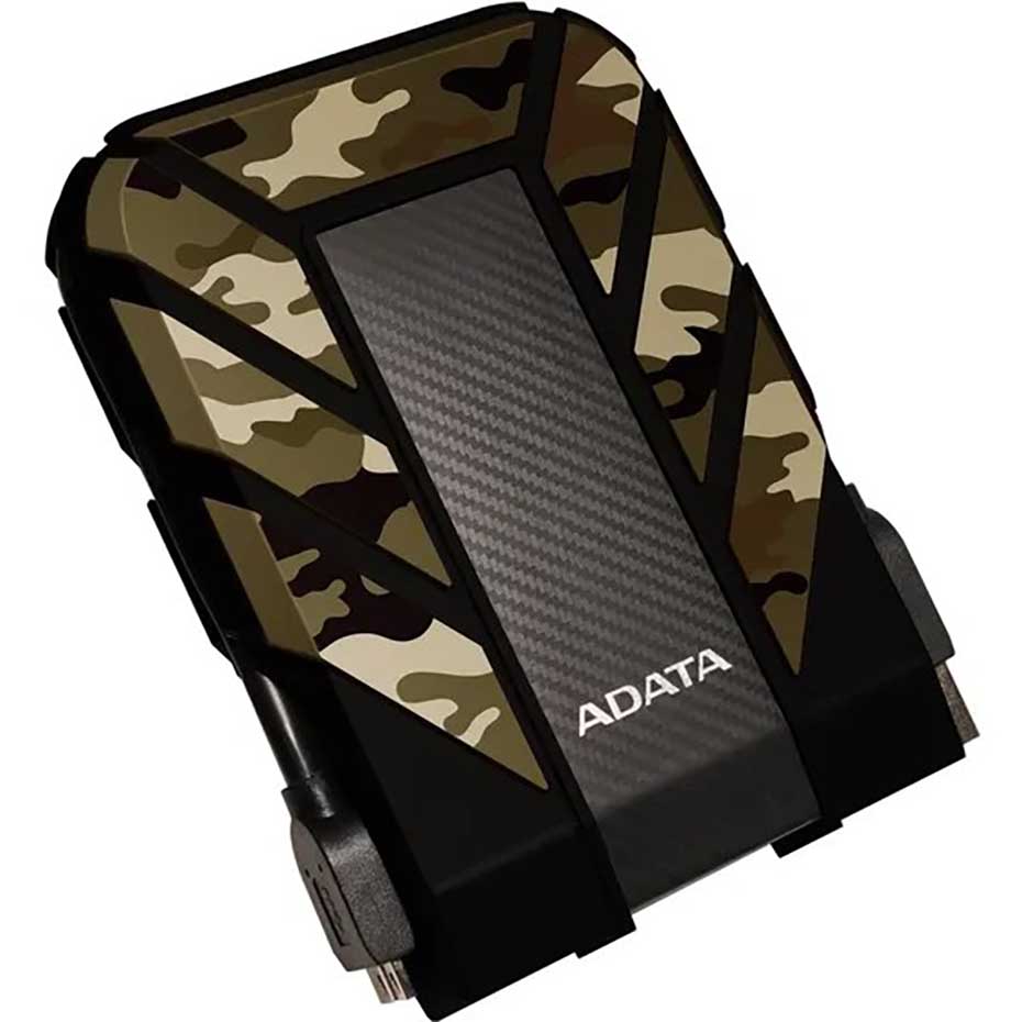 ابعاد هارد اکسترنال ای دیتا مدل ADATA External HD710 2TB چریکی
