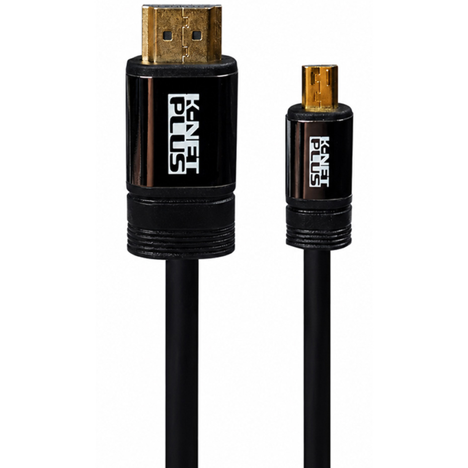 کابل HDMI به MICRO کی نت پلاس مدل KNET-PLUS طول 1.8 متر